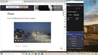 Live webkamera fra Finse stasjon [upl. by Seilenna]