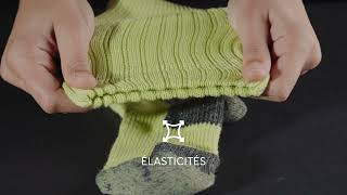 Chaussettes en laine merinos très performante pour le ski randonnée [upl. by Aihseuqram]