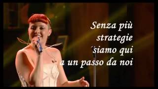 Bagnati dal sole Noemi Karaoke Base al piano con testo Sanremo 2014 [upl. by Naek257]