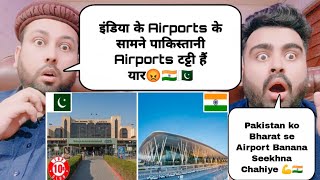 10 Biggest Airports Of India Vs 10 Biggest Airports Of Pakistan  Pakistani Reaction [upl. by Grubman]