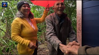 Cocinando arroz con guandules y pollo en un campo de Jarabacoa Con un personaje especial  Lolo [upl. by Arrol127]