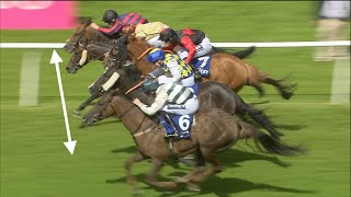 Unbelievable horse race Five horses are separated by inches in thrilling finish [upl. by Fine]