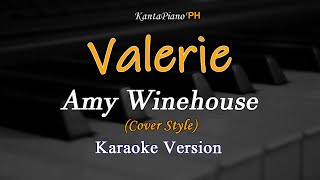 Valerie Amy Winehouse  Female Key I Cover Version Karaoke [upl. by Jacklin]