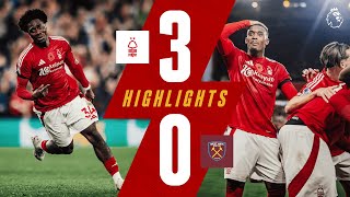 Ola Aina THUNDERBOLT 🤯  Forest 30 West Ham United  Premier League Highlights [upl. by Fairley52]