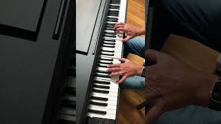 Is it the most recognizable rock piano intro ever 🧐🎹 journey piano dontstopbelieving [upl. by Umeko339]