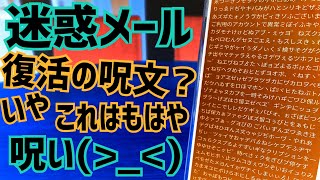 迷惑メール、これ復活の呪文？いやこれはもはや呪い！【迷惑メール撲滅】 [upl. by Medovich]