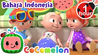 Hujan Pergilah Aku Ingin Keluar  CoComelon Bahasa Indonesia  Lagu Anak Anak  Nursery Rhymes [upl. by Karlin]