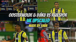 OOSTERWOLDE amp DJİKU vs RİZESPOR 4k sscp free clips [upl. by Eibo]