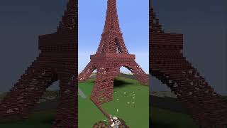 La Torre Eiffel de TNT en Minecraft [upl. by Robbi]