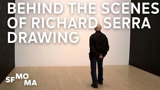 Behind the scenes of Richard Serra Drawing [upl. by Anitsihc810]