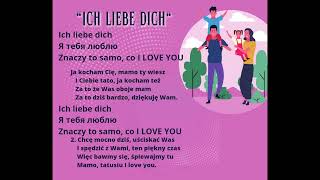 Ich Liebe dich  Smykofonika Małgorzata Hernik  piosenka dla mamy i taty  fragment [upl. by Weiler]