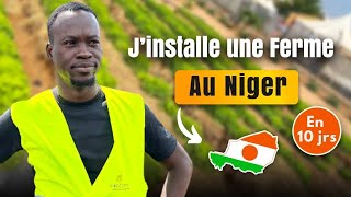 J’installe une ferme en 10 jours à 40km de Niamey [upl. by Nolla]