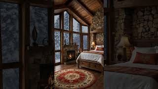 Escape To Magical Winter Cabins Cozy Up Fireside [upl. by Kcirtemed]