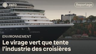 Lindustrie des croisières tente dêtre plus écologique [upl. by Yrol]