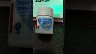 Nitroglycerin 26 mg  Glyceryl trinitrate control release tablet [upl. by Ennirroc318]