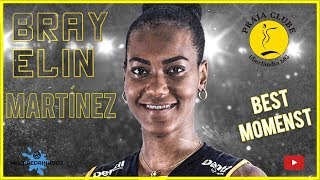 Dominican Brayelin Martínezs best moments at Praia Clube💛🏐💥 [upl. by Ecnarwal202]