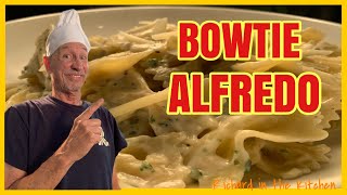 RICH AND CREAMY BOWTIE ALFREDO  Richard in the kitchen [upl. by Ahsats]