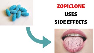 ZOPICLONE IMOVANE Review Uses Side Effects Mechanism of Action [upl. by Dagnah121]