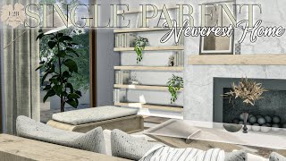 NEWCREST SINGLE PARENT HOME  Sims 4 CC Speed Build  DOWNLOAD LINK TRAYCCCC LINKS [upl. by Prince]