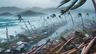 Typhoon update today Philippines live cameras  Pepito landfall in Baler Aurora  bagyo update today [upl. by Sinne]