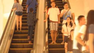 Gay Escalator Prank  Gone Wrong  Malaysia [upl. by Mcafee]