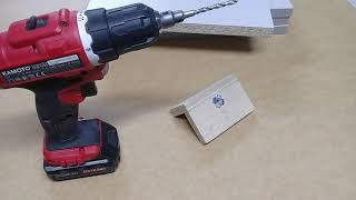 Assembling furniture  how to tighten the confirmat screws  Furniture Tools [upl. by Oigufer103]