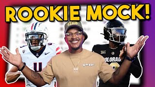 2025 NFL Fantasy Football Rookie Mock Draft  2025 Early Rookie Big Board [upl. by Macpherson]