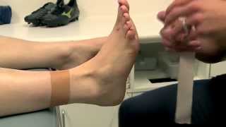 Ankle Taping  Basic [upl. by Coppock]