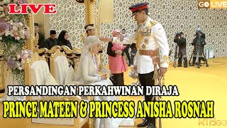 🔴 LIVE  BRUNEI ROYAL WEDDING 2024 PRINCE MATEEN amp PRINCESS ANISHA ROSNAH [upl. by Yelruc]