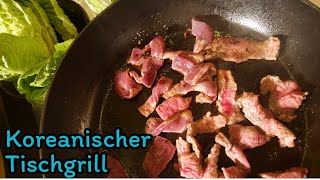 Koreanischer Tischgrill  thailändisch Kochen  asiatische Küche [upl. by Aketahs]