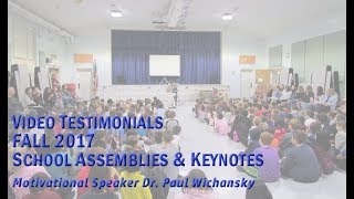 Testimonials Fall 2017  School Assemblies on AntiBullying amp Disability Awareness [upl. by Reffinnej]