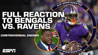 🚨 CONTROVERSIAL OT THRILLER 🚨 Bengals vs Ravens FULL REACTION 👀  SC with SVP [upl. by Adiraf]