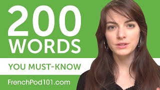 200 Words Every French Beginner MustKnow [upl. by Rivi]