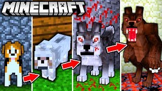 WERWOLF LEBENSZYKLUS in Minecraft  Vom HUND zum UNGEHEUER [upl. by Paradies]