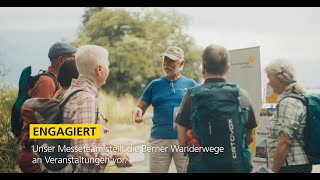 Unsere Wanderleitenden und unser Messeteam  unterwegs für die Berner Wanderwege [upl. by Sral]