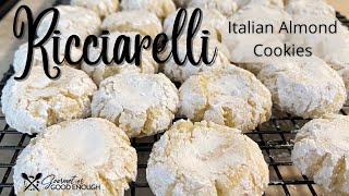 Ricciarelli Italian Almond Cookies [upl. by Asusej447]