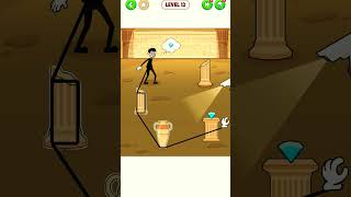 Thief puzzle drow to pass level 13 trending gameplay gamefail funnygame gamelike trendinggames [upl. by Yerrok528]