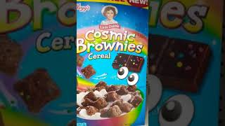 LITTLE DEBBIE 🤩COSMIC BROWNIES CEREAL 👀 shorts [upl. by Shaya]