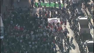 LIVE COVERAGE Downtown protest ahead of DNC [upl. by Lobiv837]