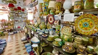 Walking Tour Santo Stefano di Camastra Messina Sicilia Ceramic Heaven [upl. by Renferd553]