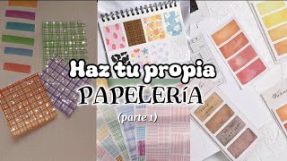 ✨ Papelería casera que puedes hacer tu mism✨ [upl. by Minne]