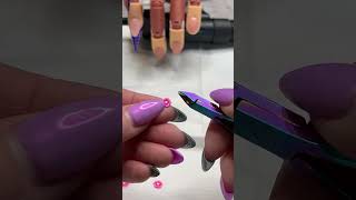 Learn Beginner Acrylic Spring Flower Nail Art  Vertical Video [upl. by Schulz]