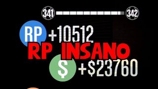 GTA 5 ♦ MISSÃO 10000 DE RP EM 10 MINUTOS ♦ SUBIR NÍVEL RÁPIDO ♦ 117 RP HONESTO [upl. by Awjan]