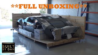 GT40 Kit Car Build  Ep 06  GT40 Delivery Day Unboxing [upl. by Ytoc481]