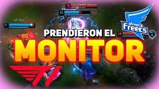 T1 SUEÑA CON EL PASE A WORLDS  T1 VS AF  CLASIFICACIÓN WORLDS 2020 GAME 4 [upl. by Zonnya]