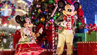 Mickeys Once Upon A Christmastime Parade at Very Merry Christmas Party 2019  Walt Disney World [upl. by Jacquenette]