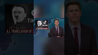 SNL Weekend Update AI Translation of Hitler Speech [upl. by Puiia]