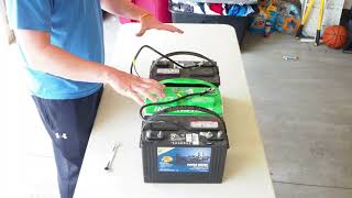 How to Wire a 24V and 36V Battery System Deep Wiring Trolling Motor Batteries in Series [upl. by Oigufer]