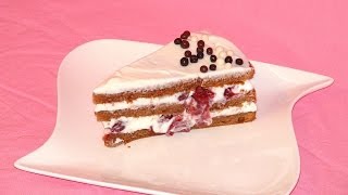 Schwarzwälder Kirsch Torte light  die schnelle und leichte Variante einfachKochen [upl. by Lenad]