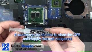 Dell Latitude E6420 CPU Processor Replacement Video Tutorial [upl. by Volotta]